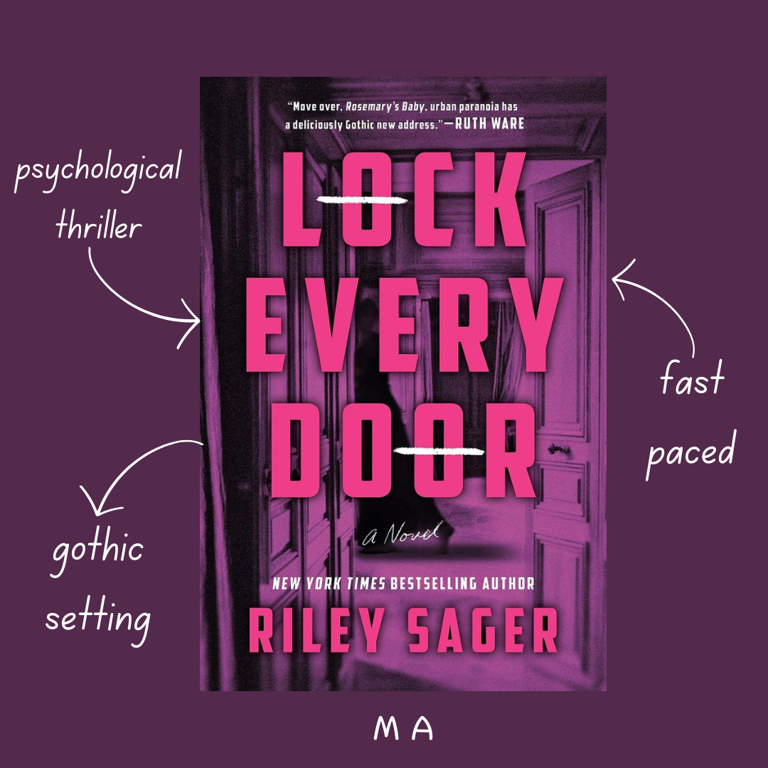 Book Review: Lock Every Door by Riley Sager – A girl who likes to write